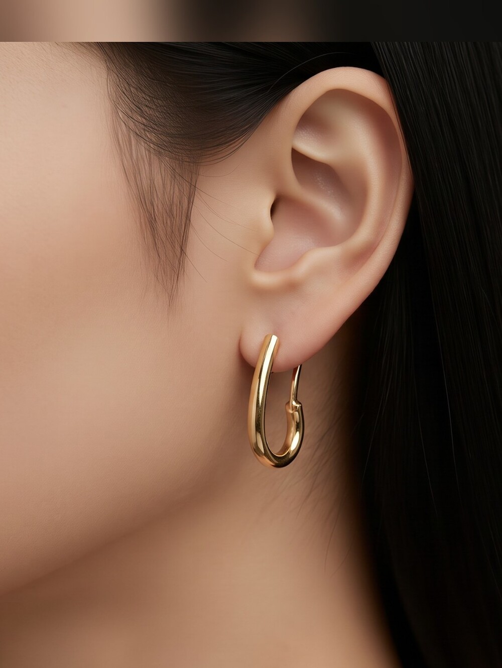 14k Gold Huggie Earrings